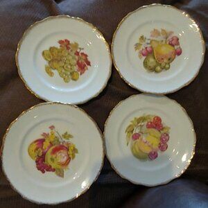 𝅺4 - Vintage Norleans Japan Fruits Print Plates